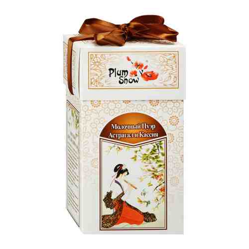 Чай Plum Snow листовой Молочный Пуэр 100 г арт. 3477687