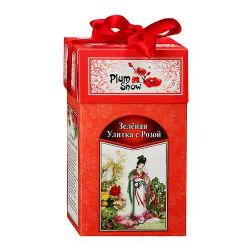 Чай Plum Snow листовой Зелёная Улитка с розой 100 г арт. 3477639