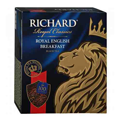 Чай Richard Royal English Breakfast черный 100 пакетиков по 2 г арт. 3366649