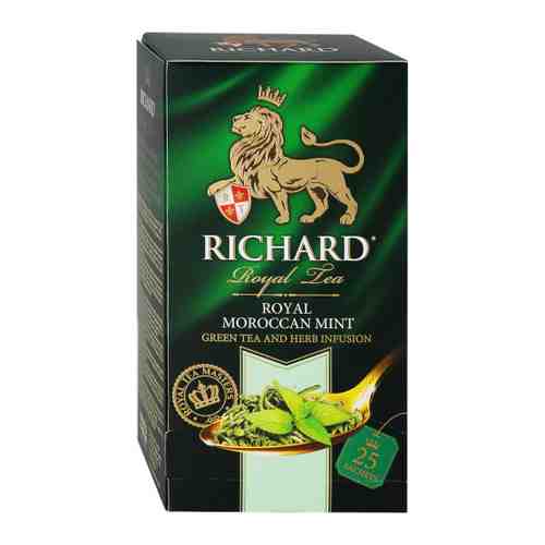 Чай Richard Royal Moroccan Mint зеленый ароматизированный 25 пакетиков по 2 г арт. 3381832