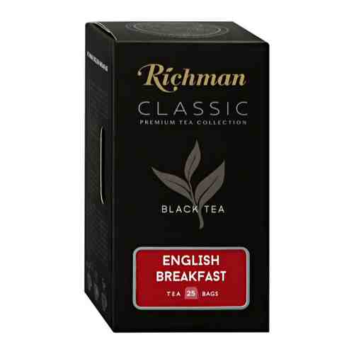 Чай Richman English Brekfast черный 25 пакетиков по 2 г арт. 3471719