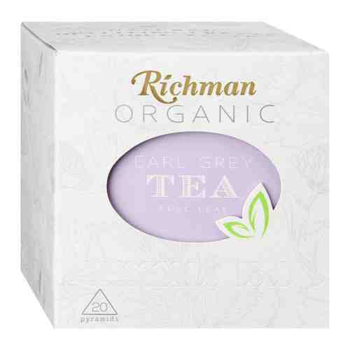 Чай Richman Fbop черный цейлонский Organic среднелистовой с ароматом бергамота стандарт 20 пакетиков по 2 г арт. 3471698