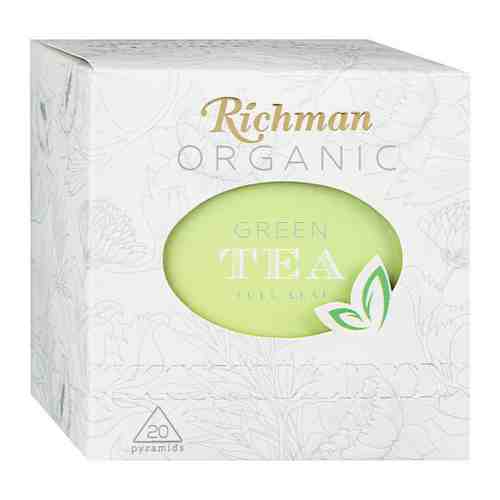 Чай Richman Organic зеленый среднелистовой 20 пирамидок по 2 г арт. 3283962