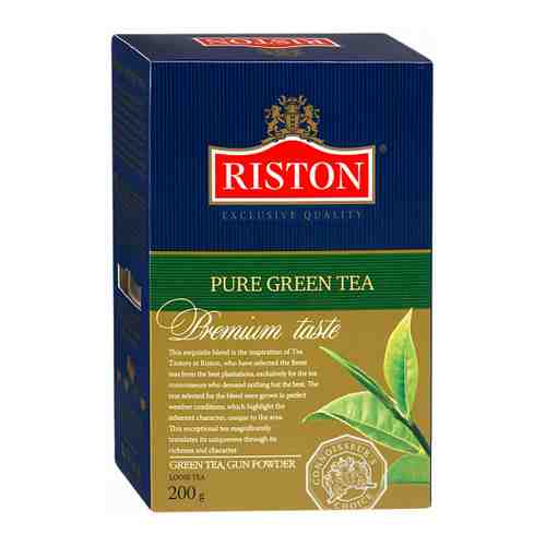 Чай Riston Pure Green зеленый крупнолистовой 200 г арт. 3115895