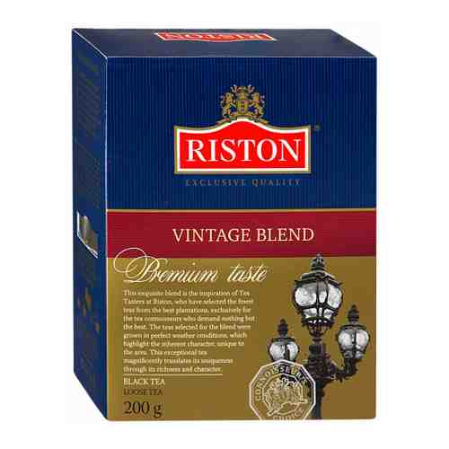 Чай Riston Vintage Blend черный крупнолистовой 200 г арт. 3103542