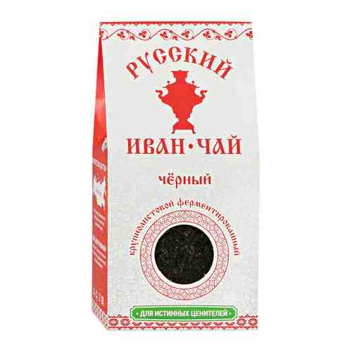 Чай Русский Иван-чай черный крупнолистовой 50 г арт. 3406916