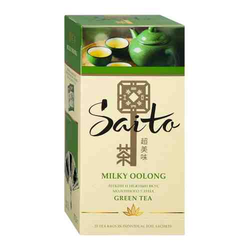 Чай Saito Milky Oolong зеленый с ароматом молока 25 пакетиков по 1.48 г арт. 3431299