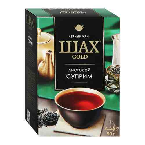 Чай Шах Gold Суприм черный 90 г арт. 3451472
