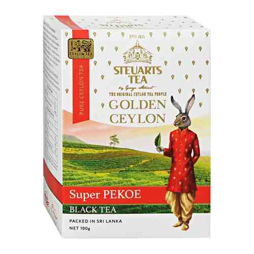 Чай Steuarts Tea Golden Ceylon Super Pekoe черный листовой 100 г арт. 3447160