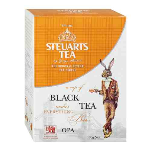 Чай Steuarts Tea Opa черный листовой 100 г арт. 3491389
