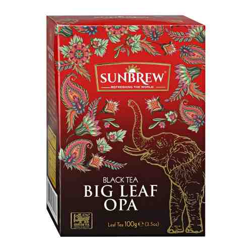 Чай Sunbrew Big Leaf Opa черный 100 г арт. 3498221