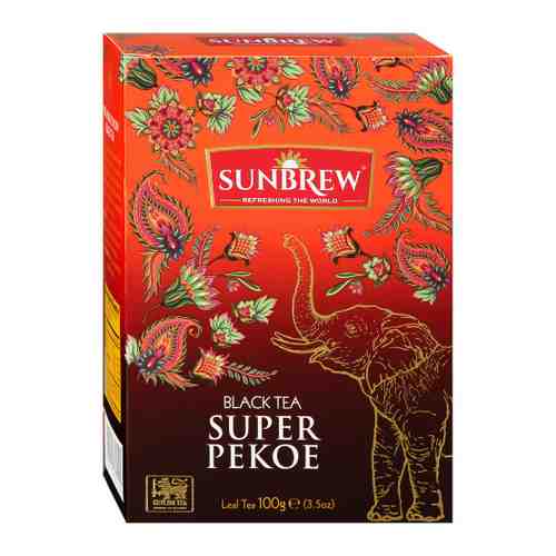 Чай Sunbrew Super Pekoe черный 100 г арт. 3498202