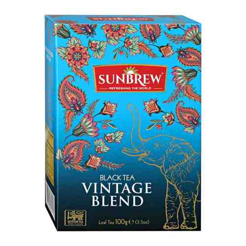 Чай Sunbrew Vintage Fbop черный 100 г арт. 3498224