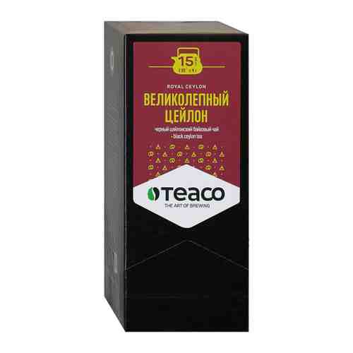 Чай Teaco Английский завтрак черный 15 пакетиков по 4 г арт. 3411845