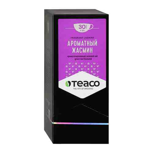 Чай Teaco Ароматный жасмин зеленый 30 пакетиков по 1.8 г арт. 3411865