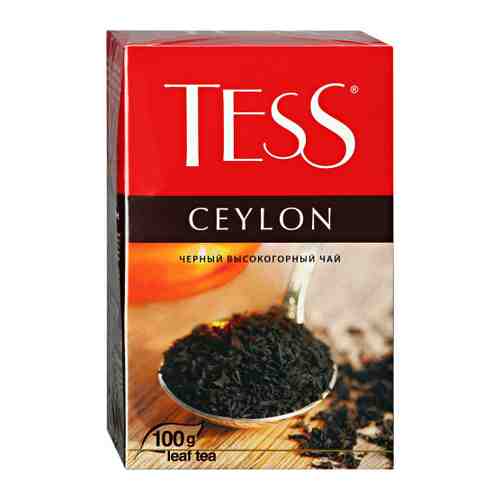 Чай Tess Цейлон черный листовой 100 г арт. 3457114