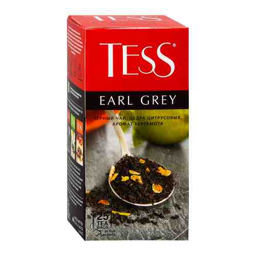 Чай Tess Эрл Грей черный 25 пакетиков по 1.6 г арт. 3451440