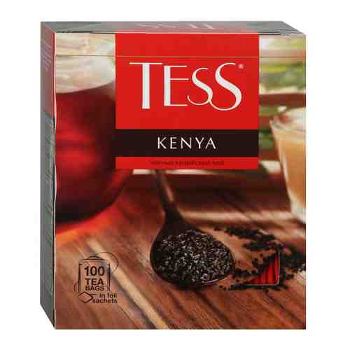Чай Tess Кения черный 100 пакетиков по 2 г арт. 3451445