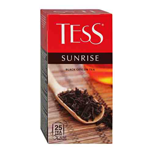 Чай Tess Sunrise черный 25 пакетиков по 1.8 г арт. 3310323