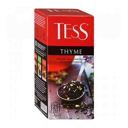 Чай Tess Тhyme черный с чабрецом и цедрой лимона 25 пакетиков по 1.5 г арт. 3280547