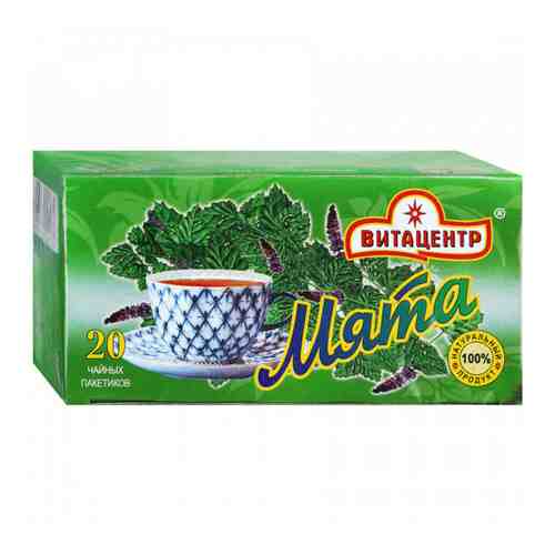 Чай Витацентр Мята травяной 20 пакетиков по 1.5 г арт. 3134578