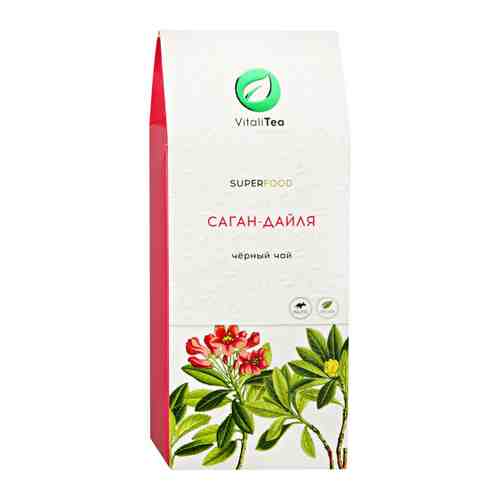 Чай VitaliTea Саган-Дайля черный крупнолистовой с растительными добавками 100 г арт. 3447047