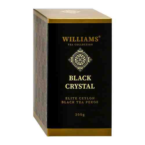 Чай Williams Black Сrystal черный цейлонский элитный премиум 200 г арт. 3459449