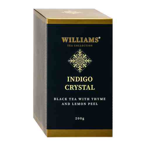 Чай Williams Indigo Сrystal черный цейлонский с натуральным чабрецом и цедрой лимона 200 г арт. 3459454
