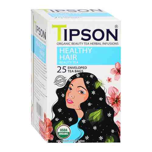 Чай зеленый Tipson Beauty Tea Healthy Hair 25 пакетиков по 1.5 г арт. 3471455
