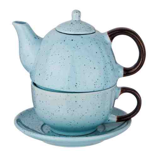 Чайник заварочный Lefard Лимаж голубой 400 мл с чайной парой 329 мл арт. 3443176