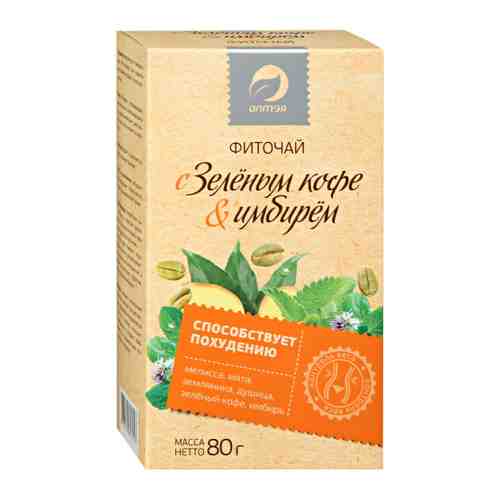 Чайный напиток Алтэя Фиточай Зеленый кофе & имбирь 50 г арт. 3459117