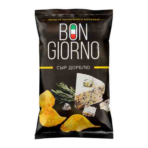 Чипсы Bon Giorno картофельные с сыром Дорблю 90 г арт. 3380207