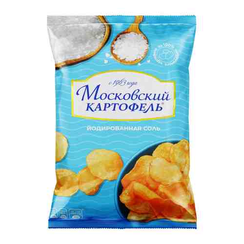 Чипсы Московский картофель картофельные с йодированной солью 130 г арт. 3404976