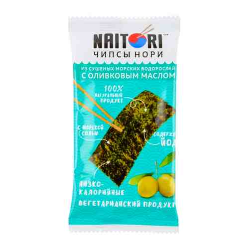 Чипсы Naitori нори с оливковым маслом 3 г арт. 3453021