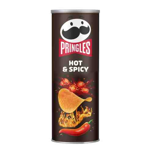 Чипсы Pringles Картофельные с Острым и Пряным вкусом 130 г арт. 3436232