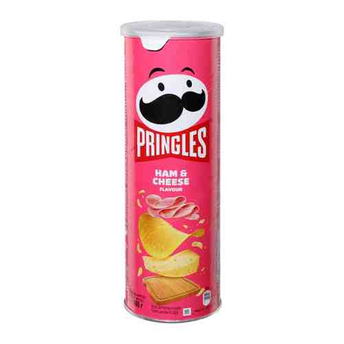 Чипсы Pringles картофельные со вкусом ветчины и сыра 165 г арт. 3327895