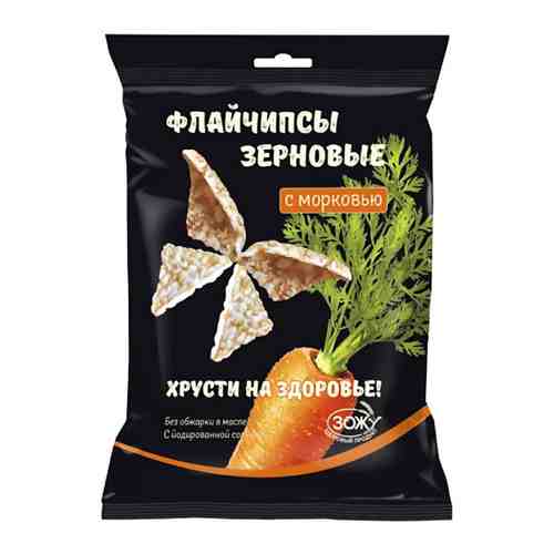 Чипсы зерновые Flychips Флайчипсы с морковью 40 г арт. 3516930