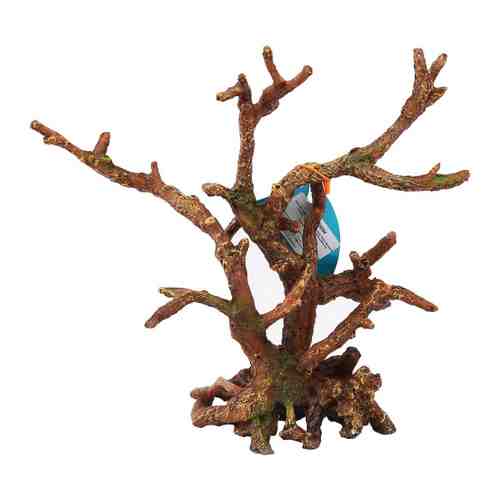 Декорация Aqua Della Коряга Бонсай без листьев коричневая для аквариума 25.5х10х24 см арт. 3458123