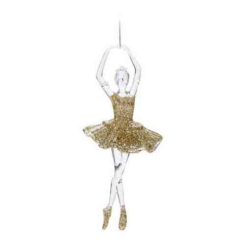 Декорация Koopman подвесная балерина золотистый 7х7х17 см арт. 3509860