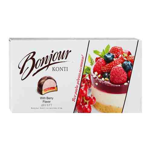 Десерт Konti Souffle Bonjour ягодный 232 г арт. 3413780