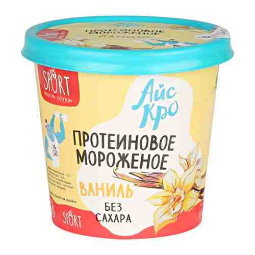 Мороженое АйсКро с протеином Ванильное без сахара 75 г арт. 3396004