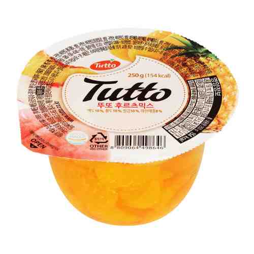 Десерт Tutto фруктовый коктейль 250 г арт. 3389285