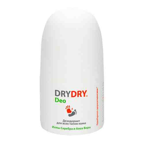 Дезодорант Dry Dry Deo Roll-on с ионами серебра и алоэ вера для всех типов кожи 50 мл арт. 3474290