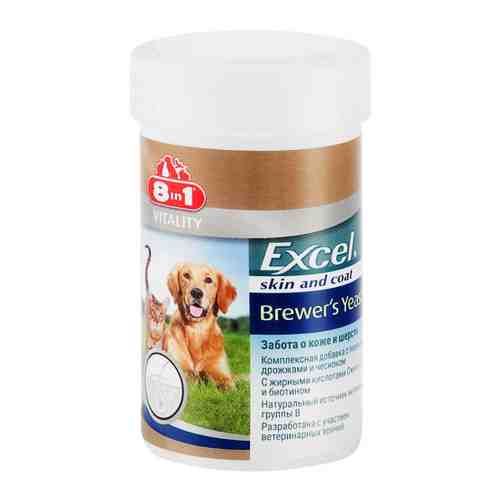 Добавка пищевая 8in1 Excel Пивные дрожжи для собак и кошек 140 таблеток арт. 3416240