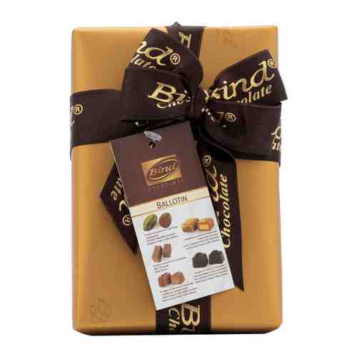 Конфеты Bind шоколадные Золотая подарочная упаковка 110 г арт. 3427464