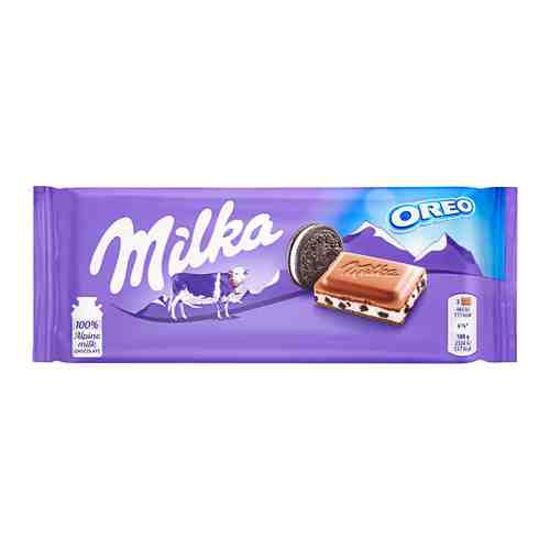 Шоколад Milka молочный с печеньем Oreo 100 г арт. 3405175