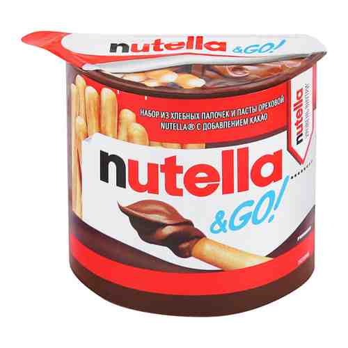 Набор Nutella&GO! из хлебных палочек и ореховой пасты с добавлением какао 52 г арт. 3357599