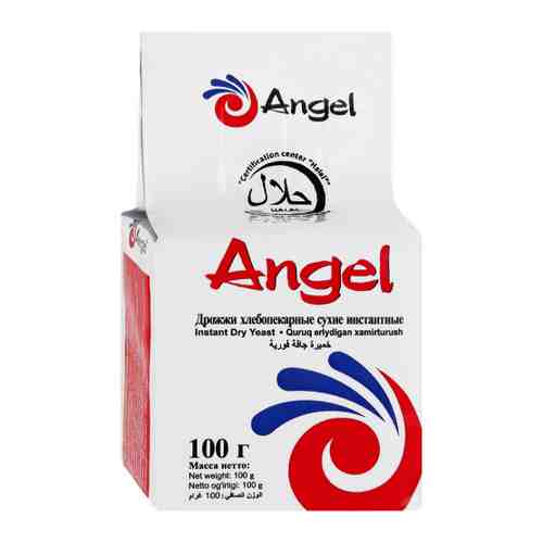 Дрожжи Angel хлебопекарные сухие инстантные 100 г арт. 3479005