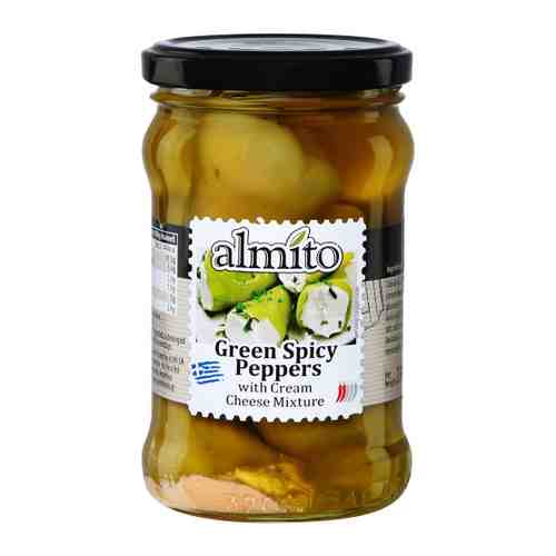 Перец Almito зеленый фаршированный сырным кремом 320 мл арт. 3440266