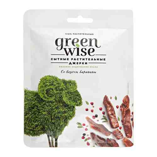 Джерки растительные Greenwise со вкусом баранины вяленые 36 г арт. 3426312